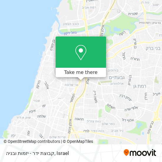 קבוצת ידר - יזמות ובניה map