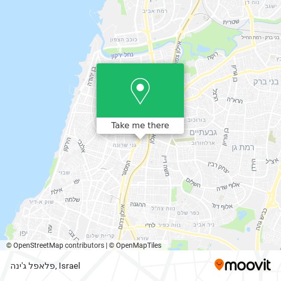 פלאפל ג'ינה map