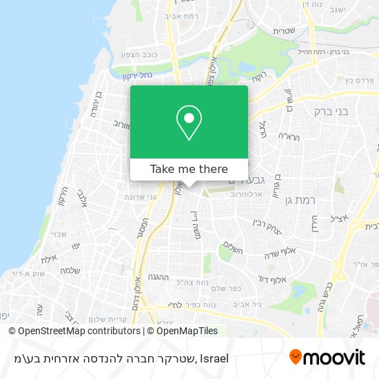 שטרקר חברה להנדסה אזרחית בע\מ map