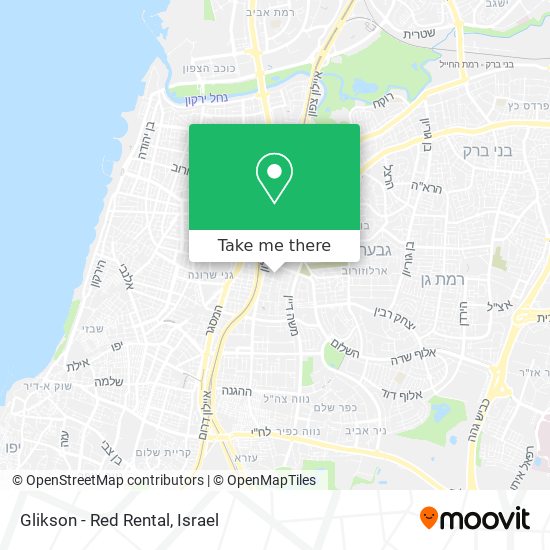 Glikson - Red Rental map
