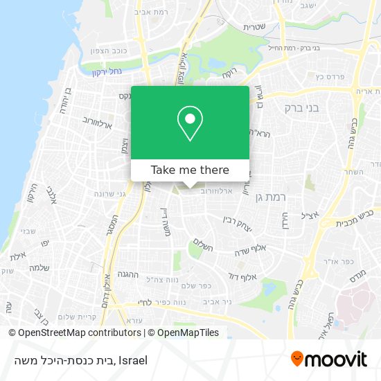 בית כנסת-היכל משה map