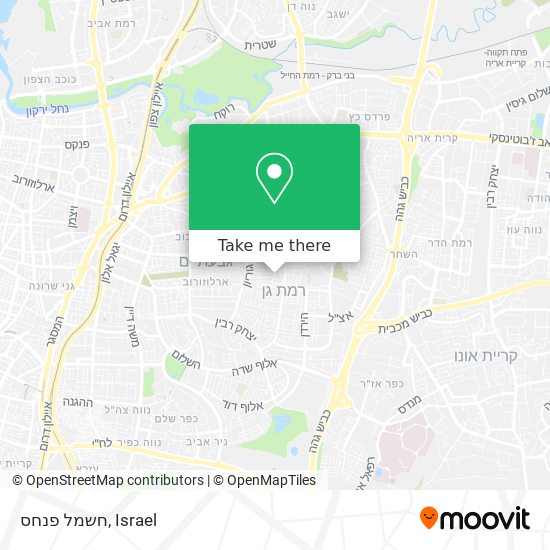 חשמל פנחס map