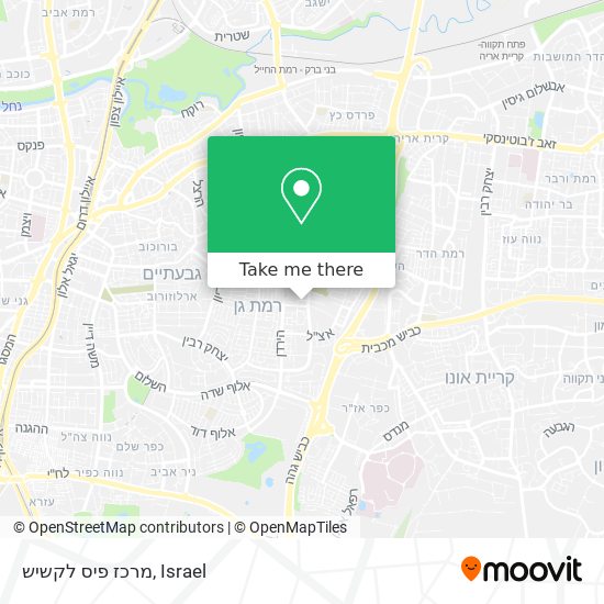 מרכז פיס לקשיש map