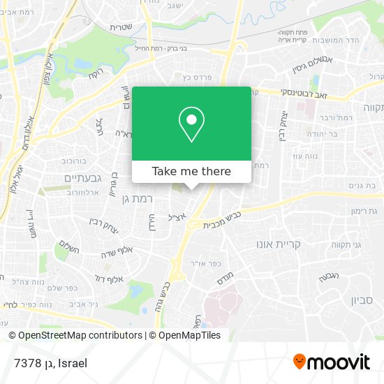 גן 7378 map