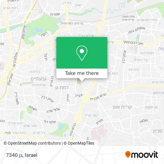 גן 7340 map