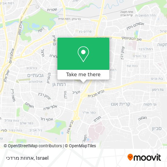 אחוזת מרדכי map