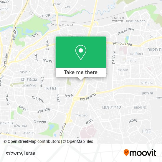 ירושלמי map