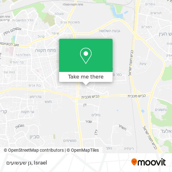 גן שעשועים map