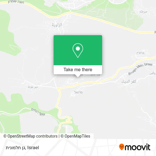Карта גן חלמונית