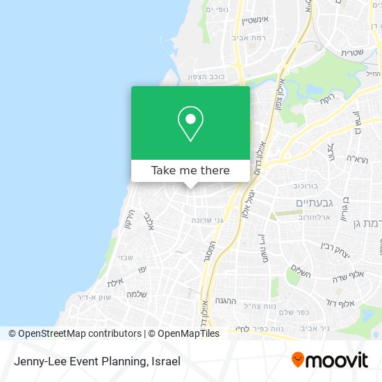 Jenny-Lee Event Planning map