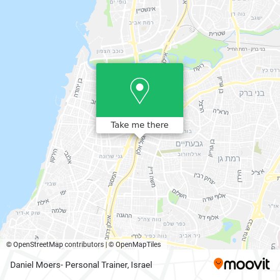 Daniel Moers- Personal Trainer map