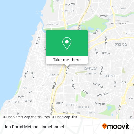 Ido Portal Method - Israel map