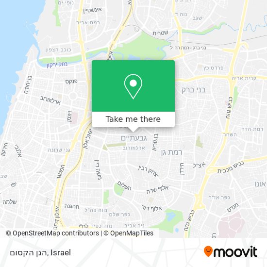 הגן הקסום map