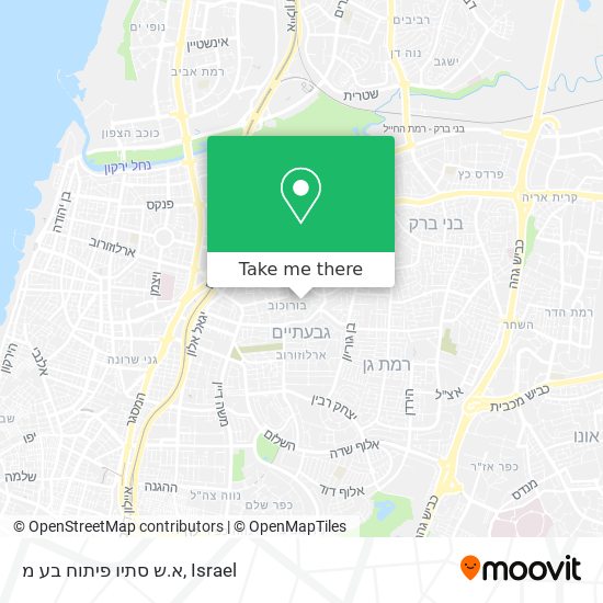 א.ש סתיו פיתוח בע מ map