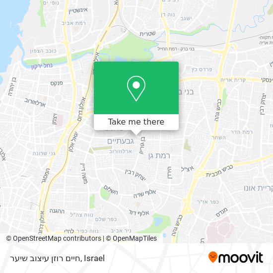 חיים רוזן עיצוב שיער map