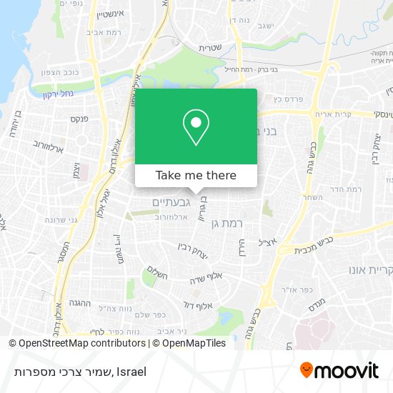 Карта שמיר צרכי מספרות