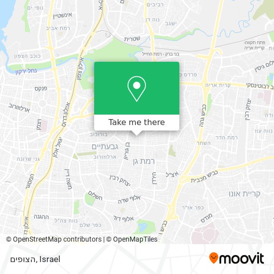 הצופים map