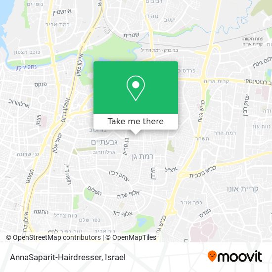 AnnaSaparit-Hairdresser map