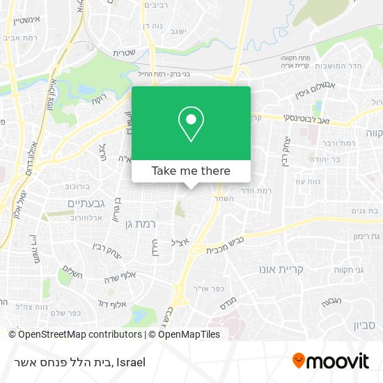 בית הלל פנחס אשר map