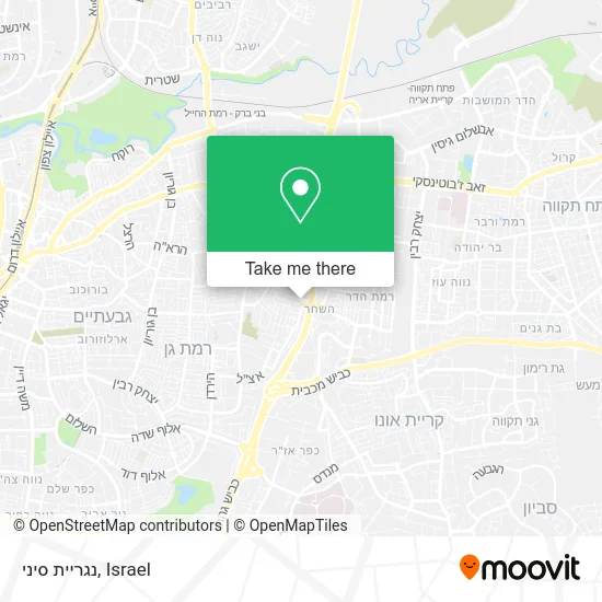 Карта נגריית סיני