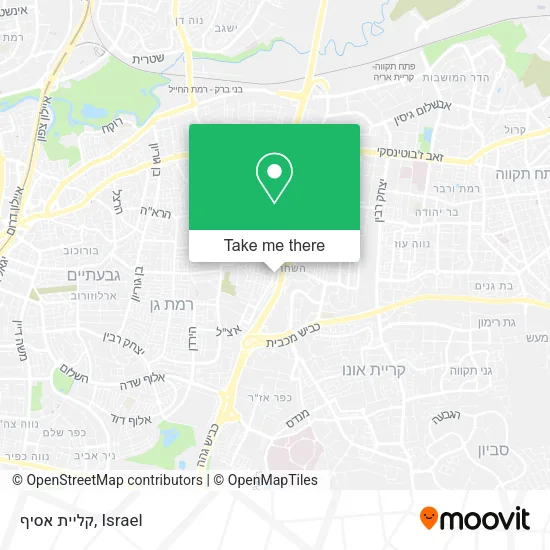 Карта קליית אסיף