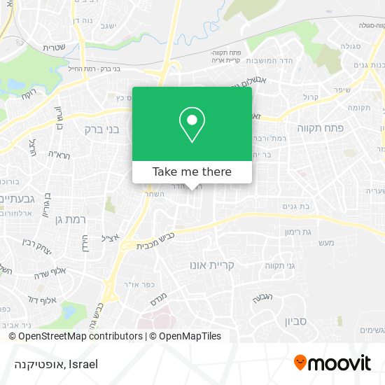 אופטיקנה map