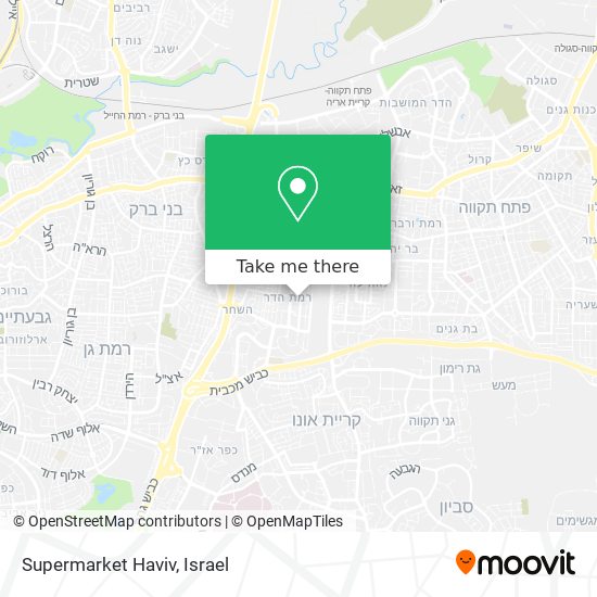 Карта Supermarket Haviv