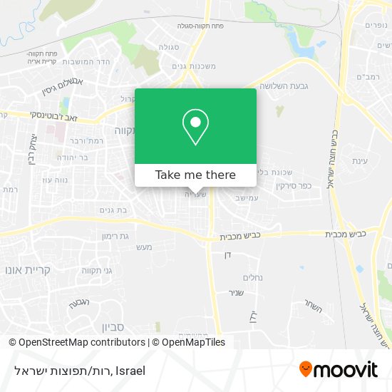 Карта רות/תפוצות ישראל