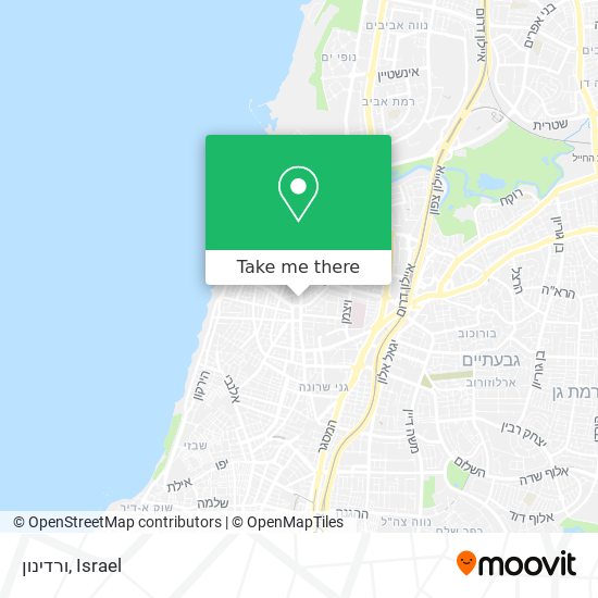 ורדינון map