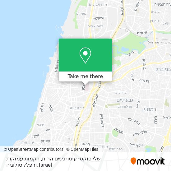 שלי פוקס- עיסוי נשים הרות, רקמות עמוקות ורפלקסולוגיה map