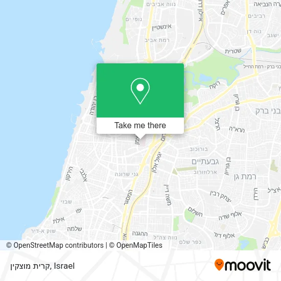 Карта קרית מוצקין