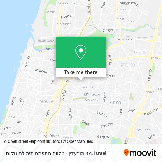 מזי מורעדין - מלווה התפתחותית לתינוקות map