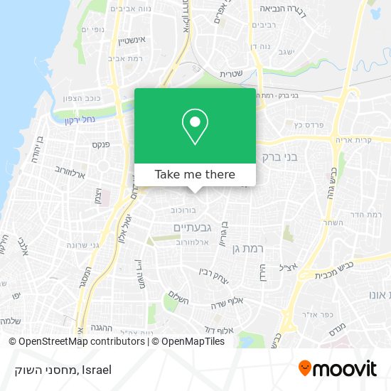 מחסני השוק map