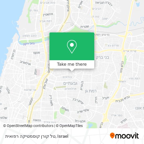 טל קורן קוסמטיקה רפואית map