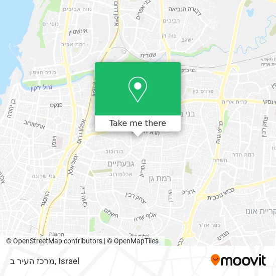 Карта מרכז העיר ב