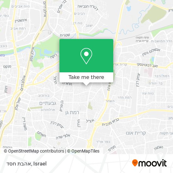 אהבת חסד map