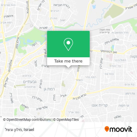 מלון וגשל map