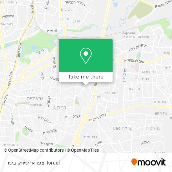 צפראי שיווק בשר map