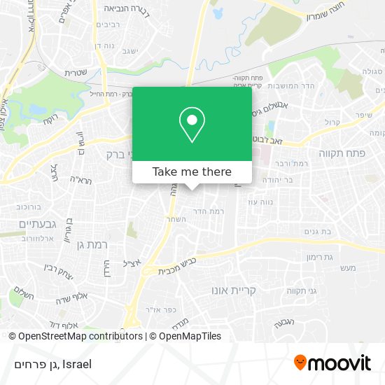 גן פרחים map