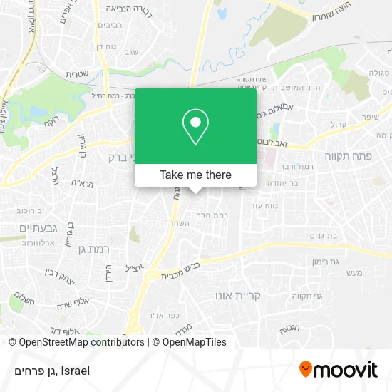 Карта גן פרחים