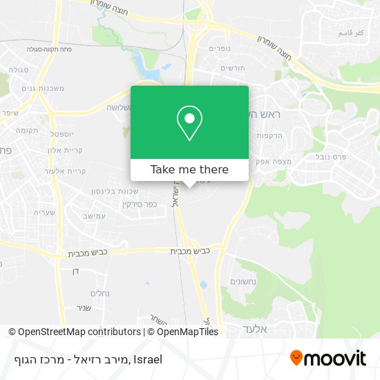 מירב רזיאל - מרכז הגוף map