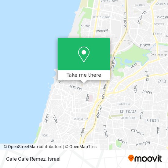 Карта Cafe Cafe Remez