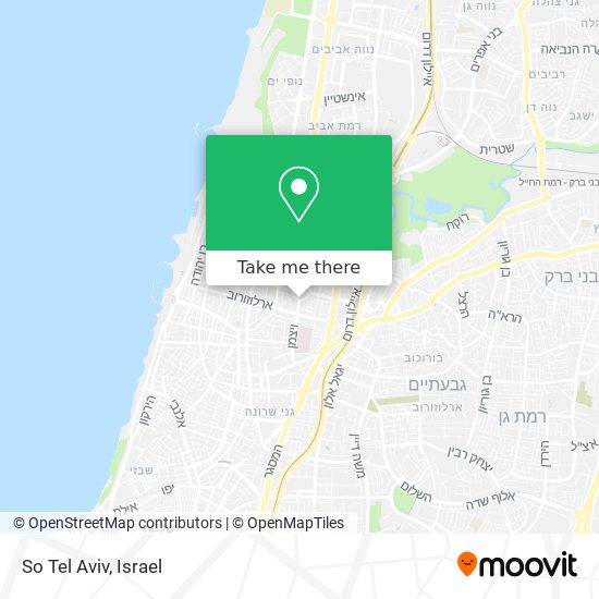 So Tel Aviv map