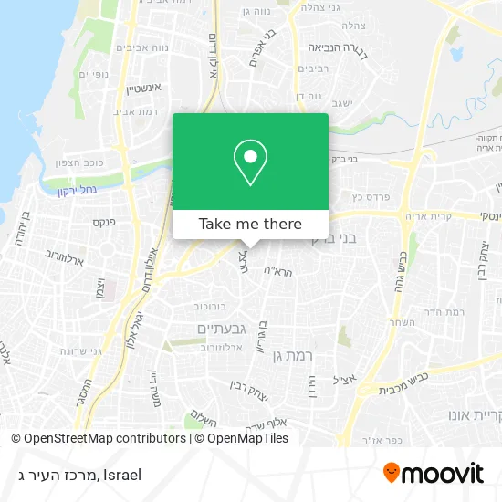 Карта מרכז העיר ג