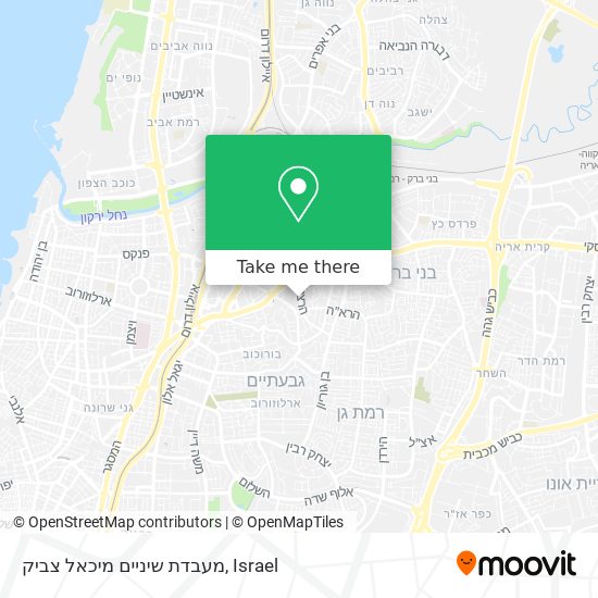 מעבדת שיניים מיכאל צביק map