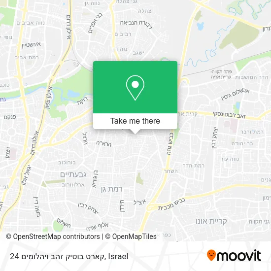 24 קארט בוטיק זהב ויהלומים map