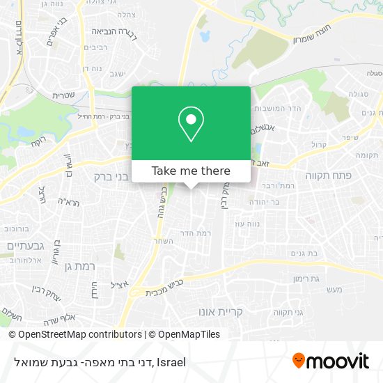 דני בתי מאפה- גבעת שמואל map