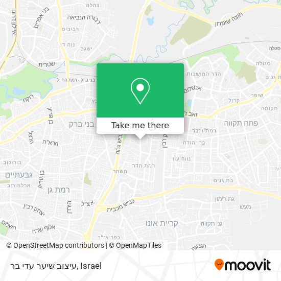 עיצוב שיער עדי בר map