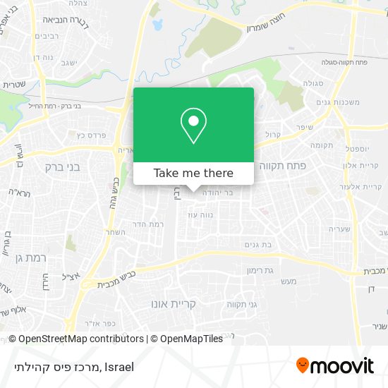 מרכז פיס קהילתי map