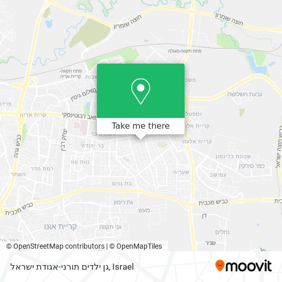 גן ילדים תורני-אגודת ישראל map